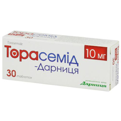 Фото Торасемид-Дарница таблетки 10 мг №30